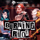 Burning Riot Slot Game Artwork